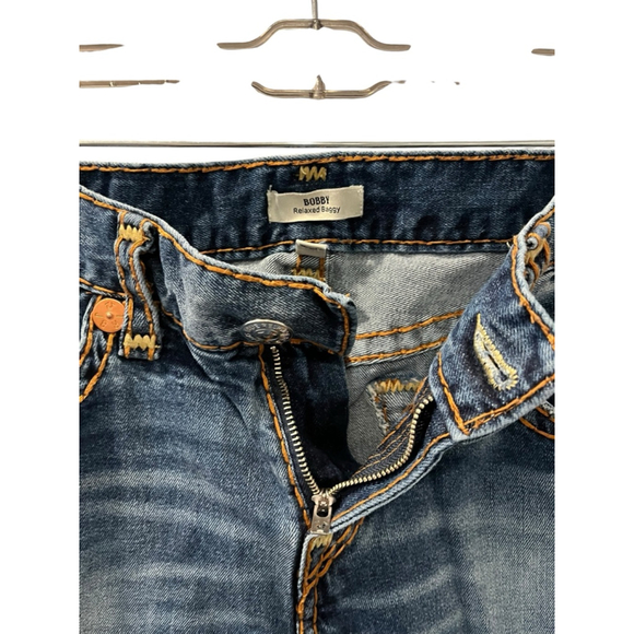 True Religion Bobby Relaxed Baggy Embroidered Denim Jeans Size 30 Men's Casual - Picture 6 of 8